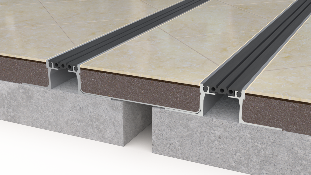Joint en aluminium pour joints de dilatation larges