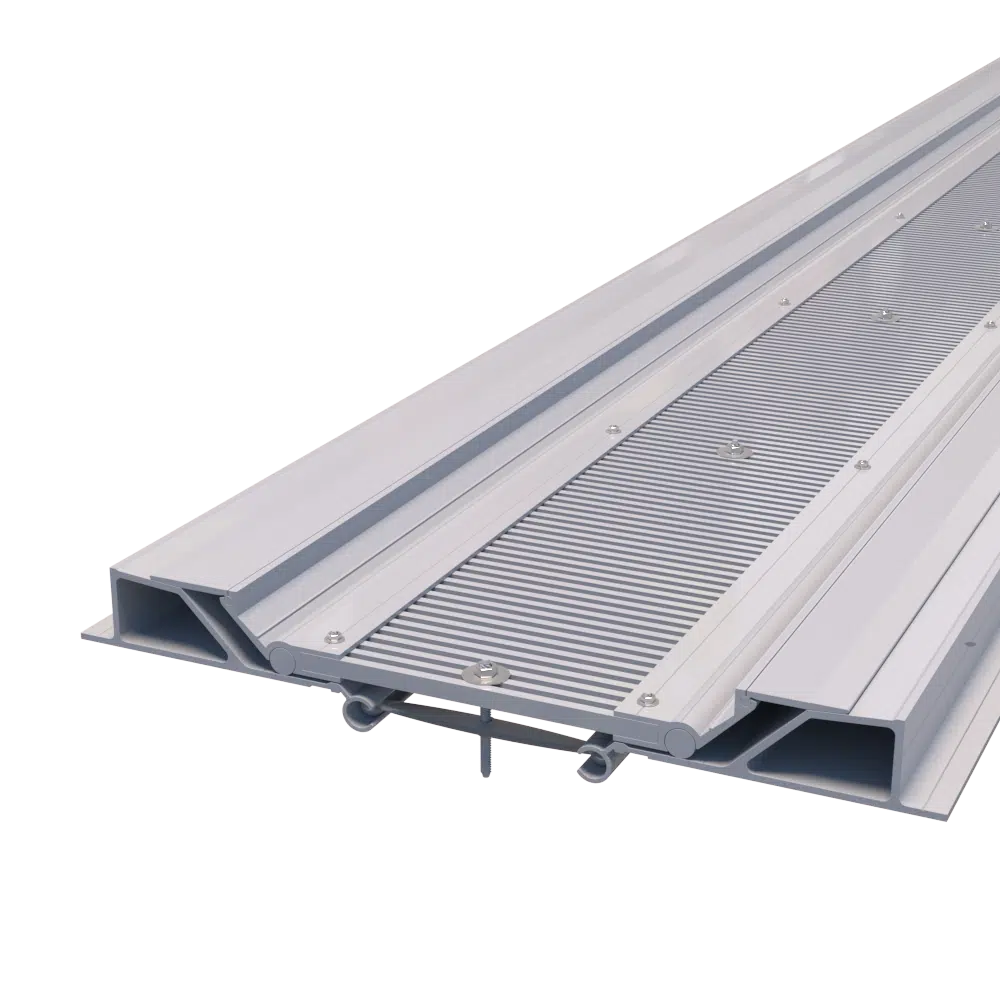 Steel and aluminum expansion joint
