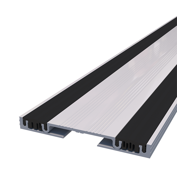 Joint de sol en aluminium avec insert EPDM