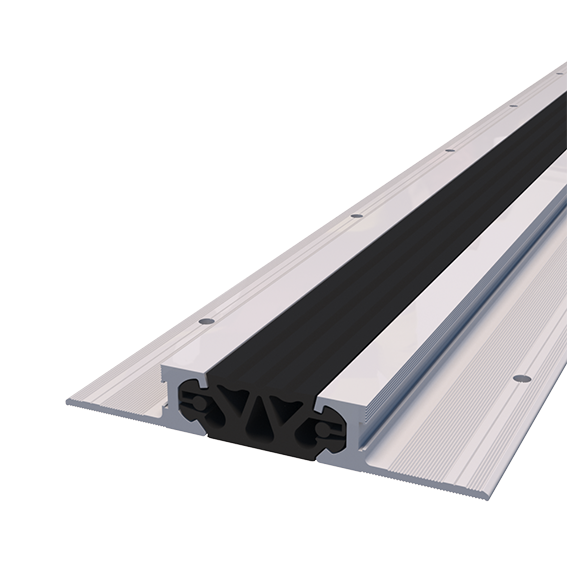 Junta de dilatación para suelos de aluminio y EPDM
Junta para suelos de exterior e interior